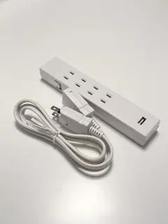無印良品　ジョイントタップ+延長コード1m