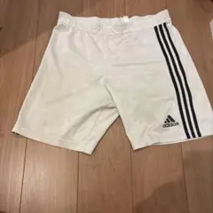 adidas ホワイト ハーフパンツ M