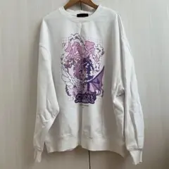 REJECT　リジェクト　天鬼ぷるる　換気スウェット　白　Mサイズ