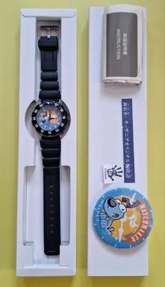 キッザニアオリジナル腕時計 WATCHMAKER 腕時計製作記念缶バッジ付き