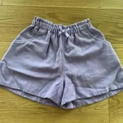 薄紫 ハーフパンツ 130サイズ