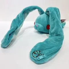 希少！チャックスGP 汎用うさぎ デュアルペンポーチ ターコイズブルー