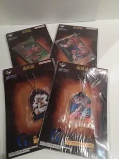 ONE PIECE一番くじ新四皇 ルフィ バギー アクリルチャーム4点セット