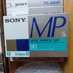 SONY P6-90MP メタルパーティクルテープ 8本セット