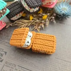 大きめ♡クッキーサンド　ミニチュア　フェイクスイーツ