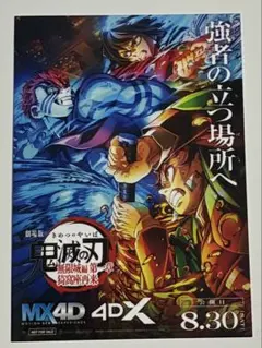 鬼滅の刃　映画特典　4DX版特典 4Dビジュアルオリジナルステッカー