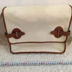【極希少】 エルメス ブエナベンチュラGM ショルダーバッグ キャンバス 茶色 極希少】 エルメス ブエナベンチュラGM ショルダーバッグ