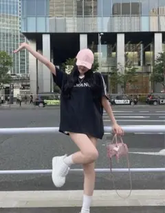 GRL 襟付きスポーツロゴ刺繍ラインTシャツ 【新品・未使用】