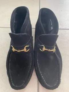 GUCCIのホースビット ローファー スエード ハイカット
