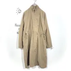 M・J・G エムジェーグ 撥水加工 スプリングコート (M)ロング丈 ベージュ