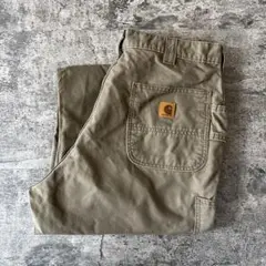 Carhartt 茶色ブラウン ゆるダボビッグシルエット ペインター メンズ古着