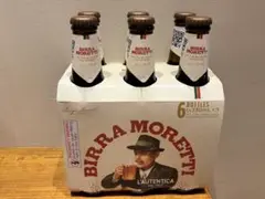 空瓶　Birra Moretti 330ml 6本セット