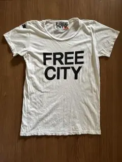 FREE CITY ホワイト Tシャツ