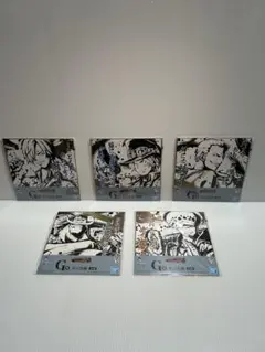 【ONE PIECE キャラクター額入りイラスト 5点セット】 一番くじ