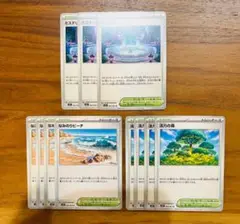 ポケモンカード 活力の森 なみのりビーチ ミステリーガーデン 11枚セット