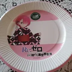 【新品・未使用】大阪万博 reゼロから始まる異世界生活 　紙皿、コースター3点