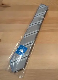 新品未使用 洗える ストライプ柄ネクタイ