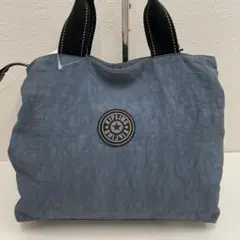 ●1048 Kipling キプリング　ショルダーバッグ　ブルー系