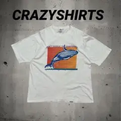 90s CRAZYSHIRTS 半袖Tシャツ　アニマル　ヴィンテージ　Lサイズ