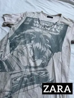 ZARA Tシャツ　DCコミック　綿100% Ｖネック個性的　ワンダーウーマン