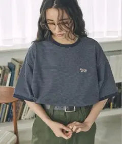 ☆新品☆ PENNEYS 別注 THE FOX ワッペン刺繍 ボーダーTシャツ
