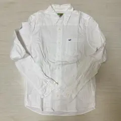 【Hollister】 コットンシャツ メンズL ホワイト