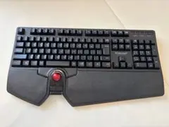 トラックボール付き有線キーボード