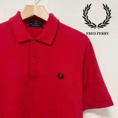 FRED PERRY フレッド ペリー 半袖 ポロシャツ レッド 42 M相当