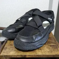 新品 SPORT 厚底メッシュスポーツサンダル 黒 27.0cm