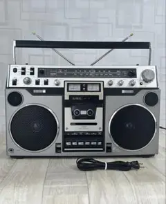 ラジカセ　アイワ cs-80 動作します ラジオ・ラジカセミニ博物館・AIWA・1
