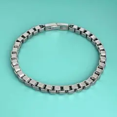 ☆新品　ベネチアン リンク ブレスレット ボックス 鎖 ステンレス 316L