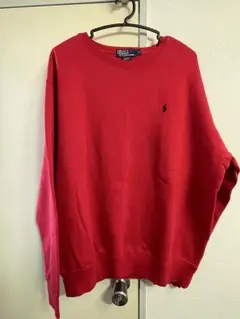 Polo by Ralph Lauren レッド スウェット L
