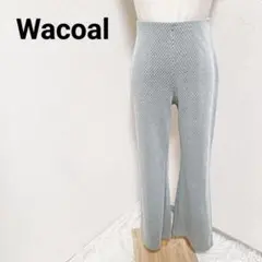ワコール イージーパンツ ボトムス ウエストゴム ストレッチ生地 グレー