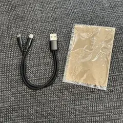 1本で USBーC とMicroUSB 20cm Y字ケーブル