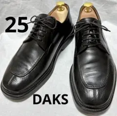 DAKS ダックス Uチップ　レースアップ 本革レザー　ビブラムソール