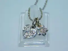 美品 LONO ロノ ハート フラワー ネックレス ハワイアンジュエリー