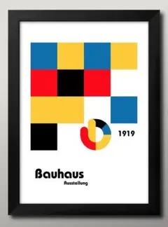 15965■ポスター アート 絵画『バウハウス　BAUHAUS』A3 マット紙
