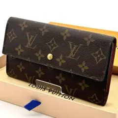 ☆極美品大人気本物鑑定済モノグラム二つ折長財布
