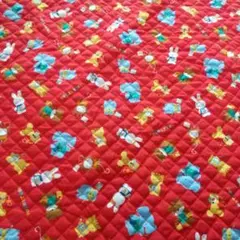 サンリオ ポケットズー　キルティング生地/キルト布 88×50cm1994年製R