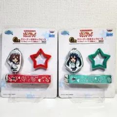 平沢唯・中野梓 クリーナー付きネックピース けいおん!! パーティ時間◆未開封品