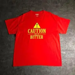 【ギルダン】キープアウト ロゴプリントTシャツ 赤 ZSM3 古着