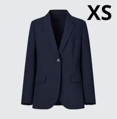 ✨極美品・2024モデル✨ユニクロ　レディース　感動ジャケット　UV 紺　XS