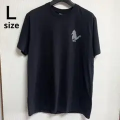 未使用タグ付き Ｌ ゴジラ２０２５ 両面プリント半袖Tシャツ ブラック 映画