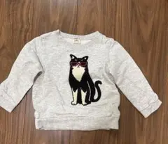petite main スウェット　サイズ100 子供服　猫