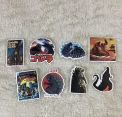 ゴジラ　GODZILLA シール　ダイカットステッカー　大きめ