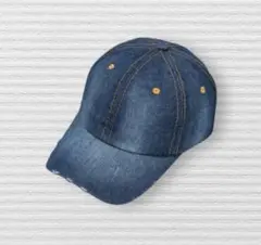 ☆SALE☆デニム メンズ レディースキャップ FREE SIZE ブルー
