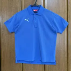 PUMA ポロシャツ Lサイズ 青