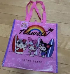 ハワイ限定　エコバッグ　ハローキティー　マイメロディー　クロミ