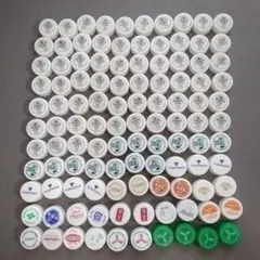 ペットボトルキャップセット 多種類 110個