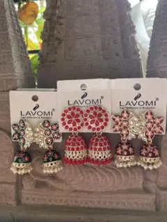 インド現地購入　ピアス　（一つ）